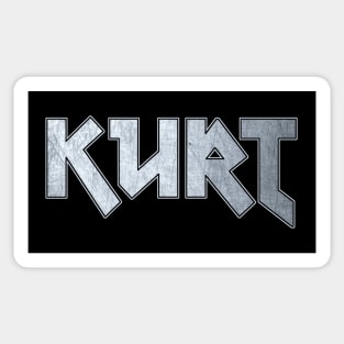 Heavy metal Kurt Sticker